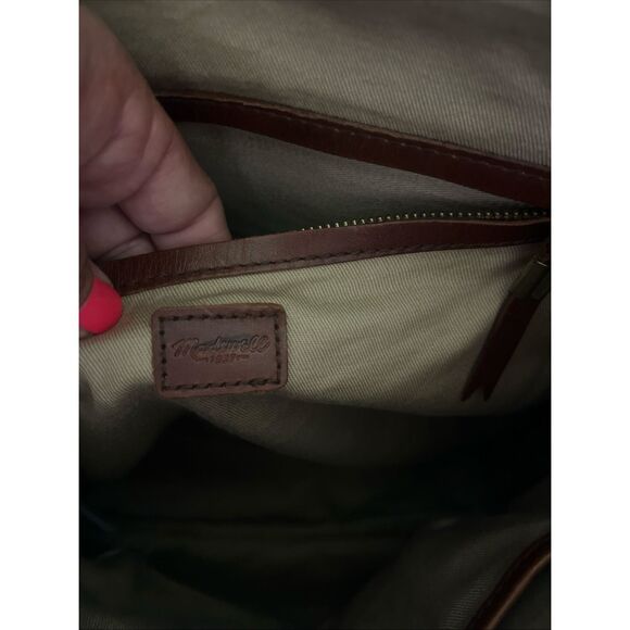 Beautiful Madewell Medium Rustic Brown Transport Tote Soft Saddle Leather - Picture 11 of 15